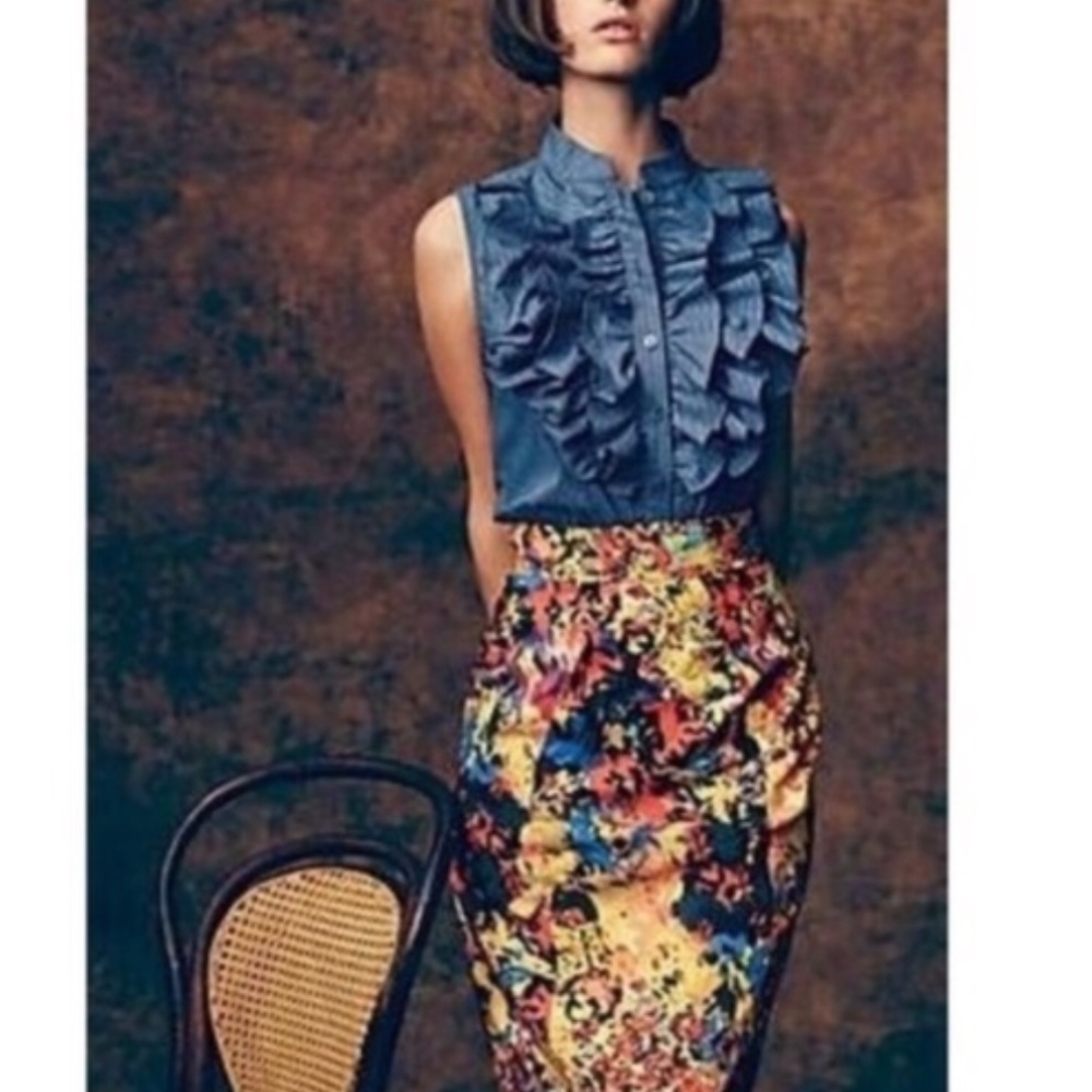 Anthropologie Tracy Reese Gainsborough Skirt